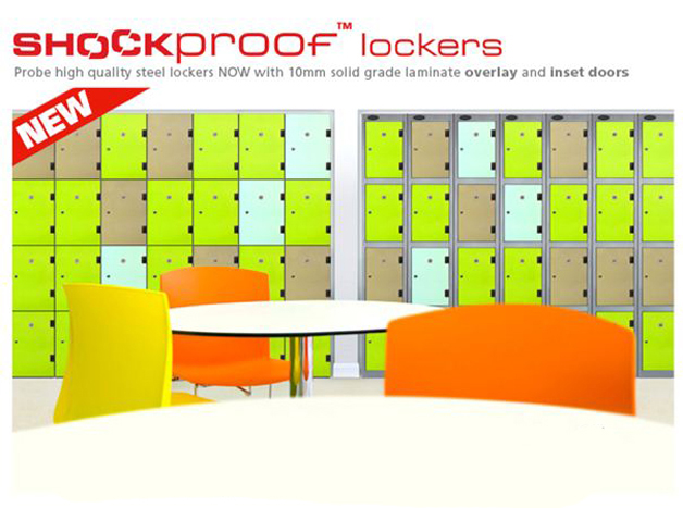 Shockproof Educational Lockers| allstorageproviders.ie |  1